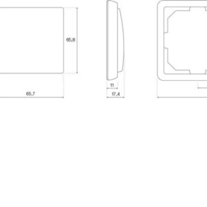 Šviesos reguliatorius VILMA ST150, dramblio kaulo spalvos - Image 2