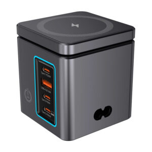 Blitzwolf BW-i113 GaN, USB-A, 3xUSB-C, 105W mains įkroviklis - Image 2