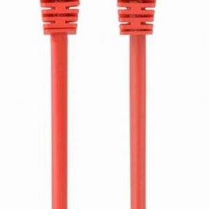 PATCH CABLE CAT5E UTP 0.25M/RED PP12-0.25M/R GEMBIRD