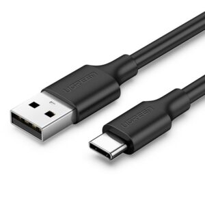 Ugreen US287 60116 USB-A / USB-C 2A kabelis 1m - juodos spalvos