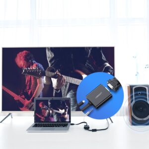 Ugreen adapter HDMI - VGA micro USB / audio 3.5 mm mini jack black (40248) - Image 7