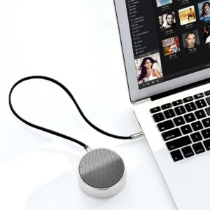 Ugreen flat kabelis audio kabelis AUX 3.5mm mini jack 1m silver (10597) - Image 4