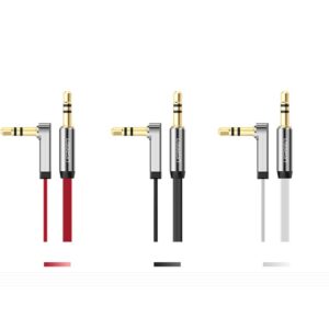 Ugreen flat kabelis audio kabelis AUX 3.5mm mini jack 1m silver (10597) - Image 9