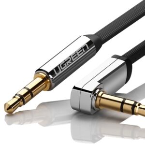 Ugreen flat kabelis AUX audio kabelis 3.5 mm mini jack 2m silver (10599) - Image 7