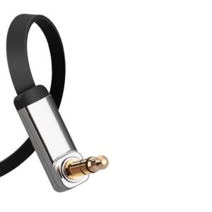 Ugreen flat kabelis AUX audio kabelis 3.5 mm mini jack 2m silver (10599) - Image 9