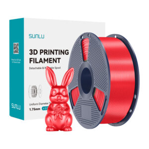 Sunlu PLA+ Silk Filament Red