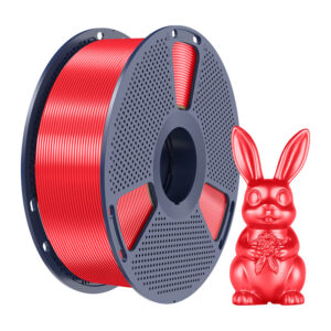 Sunlu PLA+ Silk Filament Red - Image 2