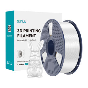 Sunlu PLA+ Silk Filament baltos spalvos