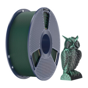 Sunlu PLA+ Silk Dual Color Filament juodos spalvos and Green - Image 2