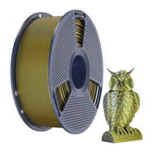 Sunlu PLA+ Silk Dual Color Filament juodos spalvos and Gold - Image 2