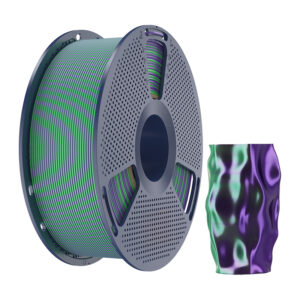 Sunlu PLA+ Silk Dual Color Filament green and purple - Image 2