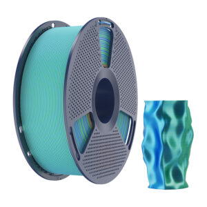 Sunlu PLA+ Silk Dual Color Filament blue-green - Image 2