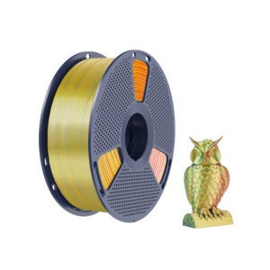 Sunlu PLA+ Silk Tri-Color Filament red, yellow, and green - Image 2