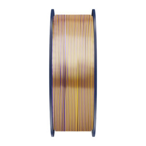 Sunlu PLA+ Silk Tri-Color Filament juodos spalvos, Gold, and Purple - Image 4