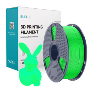Filament Sunlu PLA Glow In The Dark zielony