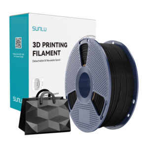 Sunlu TPU Silk Filament juodos spalvos