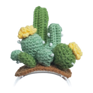 Knitted costume for Loona Premium Cactus