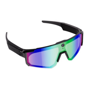 Colmi V06 AI Sports Sunglasses (Black with Blue Lenses) - Image 4