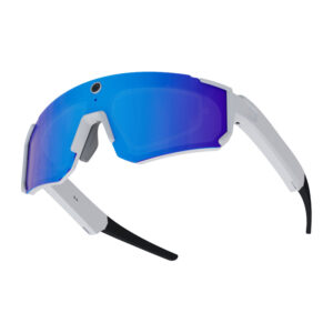 Colmi V06 AI White Sports Sunglasses (with blue lenses) - Image 3