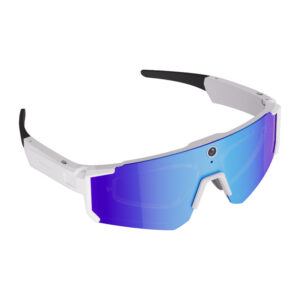 Colmi V06 AI White Sports Sunglasses (with blue lenses) - Image 4
