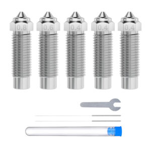 ELEGOO Neptune 4 Plus / 4 Max Hardened Steel Nozzle Set 0.4 mm x3, 0.6 mm x1, 0.8 mm x1