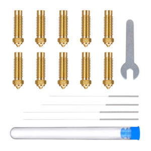 ELEGOO Neptune 4 Plus / 4 Max Brass Nozzle Set 0.4 mm x4, 0.6 mm x2, 0.8 mm x2, 1.0 mm x2