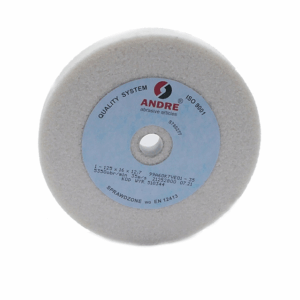 ANDRE PLOKŠČIAS ŠLIFAVIMO DISKAS 125mm x 16mm x 12,7mm 99A60K7VE01-35 BALTAS "TIPAS 1"