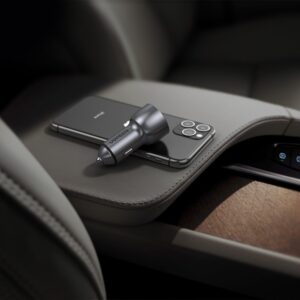 Ugreen Car Charger USB / USB Type C Quick Charge 3.0 Power Delivery 36W 3A pilkos spalvos (CD213 60980) - Image 7