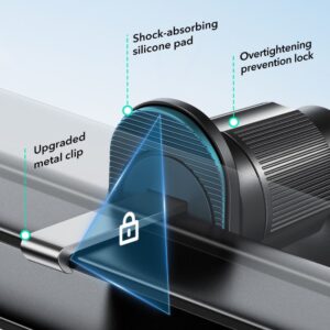 ESR OmniLock Magnetic MagSafe Vent car mountjuodos spalvos - Image 5