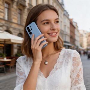 Tech-Protect silikoninis MagSafe Samsung Galaxy S26 Ultra dėklas žydros spalvos - Image 5