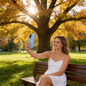 Tech-Protect MAGMAT MagSafe Samsung Galaxy A57 5G MATINIS žydros spalvos - Image 5