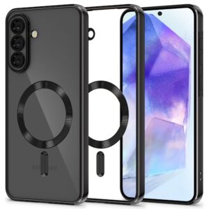 Tech-Protect MagFlex MagSafe Samsung Galaxy A56 5G dėklas BLIZGUS juodos spalvos