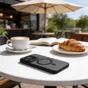 Tech-Protect MagMat MagSafe dėklas Motorola MOTO G57 POWER / G67 POWER MATTE BLACK - Image 5