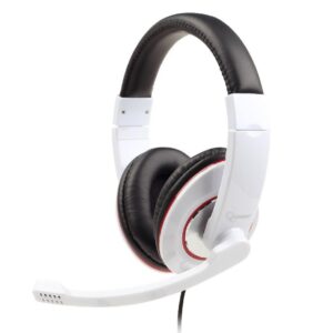 Ausinės STEREO WHITE/MHS-001-GW GEMBIRD