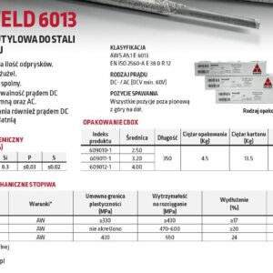 LINCOLN ELEKTRODA ARCWELD 6013 FI 3,2/4,5kg