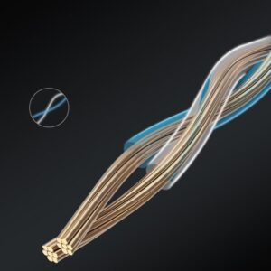 Ugreen flat kabelis internet network kabelis Ethernet patch cord RJ45 Cat 6 UTP 1000 Mbps 2 m juodos spalvos (50185) - Image 7