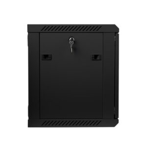 Lanberg 19'' 9U sieninė instaliacinė spinta 600x450 mm, juoda (stiklinės durys) - Image 3