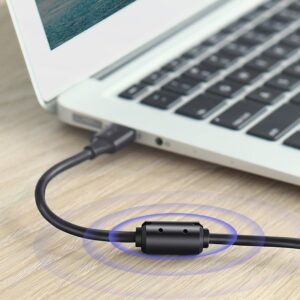 Ugreen USB Type B printer kabelis (male) - USB 2.0 (male) 480 Mbps 1.5 m juodos spalvos (US135 10350) - Image 6