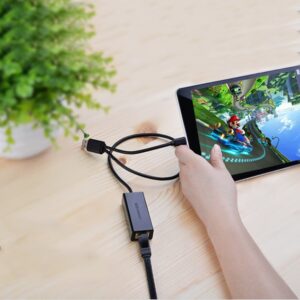 Ugreen external network card RJ45 - USB 2.0 100 Mbps Ethernet juodos spalvos (CR110 20254) - Image 4