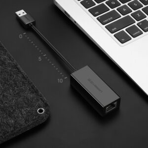 Ugreen external network card RJ45 - USB 2.0 100 Mbps Ethernet juodos spalvos (CR110 20254) - Image 8