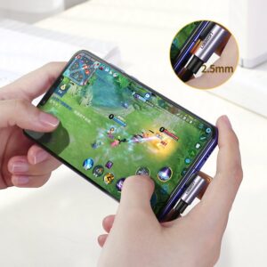 Ugreen US255 50125 USB-C (straight) / USB-C (angled) PD QC kabelis 60W 3A 2m - pilkos spalvos - Image 9