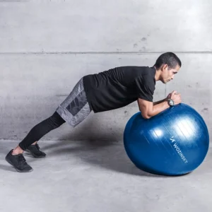 Wozinsky WGB65BL Exercise Ball, 65 cm, Blue - Image 4