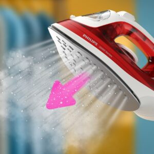 Philips 2000 series DST2010/40 lygintuvas Garinis lygintuvas Nelipnus padas Raudona, Balta - Image 2