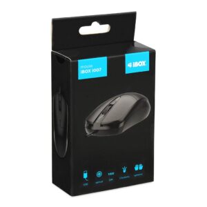 iBOX i010 Rook laidinė optinė pelė, juoda