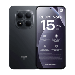 Xiaomi Redmi Note 15 Pro 5G Dual Sim 12GB RAM 512GB - Black
