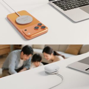 Tech-Protect A50 MAGNETINIS MagSafe BELAIDIS ĮKROVIKLIS 25W QI2.2 BALTAS - Image 6