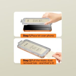 Apsauginis stiklas Tech-Protect Quick Set+ 2-pack Samsung Galaxy S26+ Plus juodos spalvos - Image 6