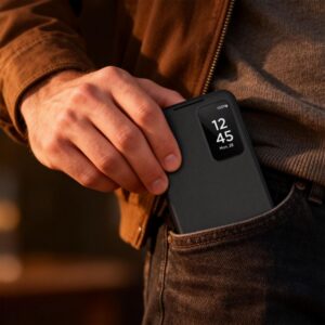 Tech-Protect Smart Wallet Samsung Galaxy A57 5G matinės juodos spalvos - Image 6