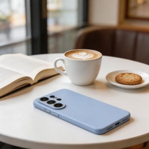 Tech-Protect silikoninis MagSafe Samsung Galaxy S26 Ultra dėklas žydros spalvos - Image 6