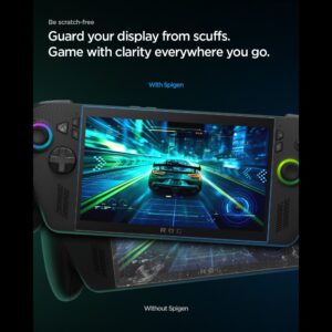 Apsauginis stiklas Spigen GLAS.TR SLIM 2-PACK ROG ALLY / ALLY X 2023-2025 / MSI CALW 7 AI+ CLEAR - Image 6